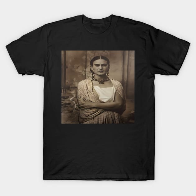 potrait of frida T-Shirt by TrvlAstral